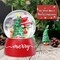 Christmas Snow Globes for Kids, Musical Snow Globe Music Box Glass Snowglobes Santa Santa Claus Climbing Trees with Reindeeer Christmas Birthday Gift for Girls Kids Daughters